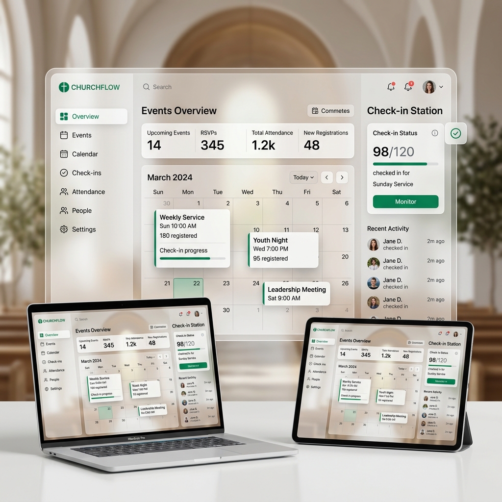 SWAPP Church Event Scheduling and Attendance Check-in